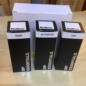 Nailboo Dip Essentials Kit - Activator, Base, & Top Included (P51)